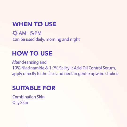 Oil Control Moisturizer (1 unit)