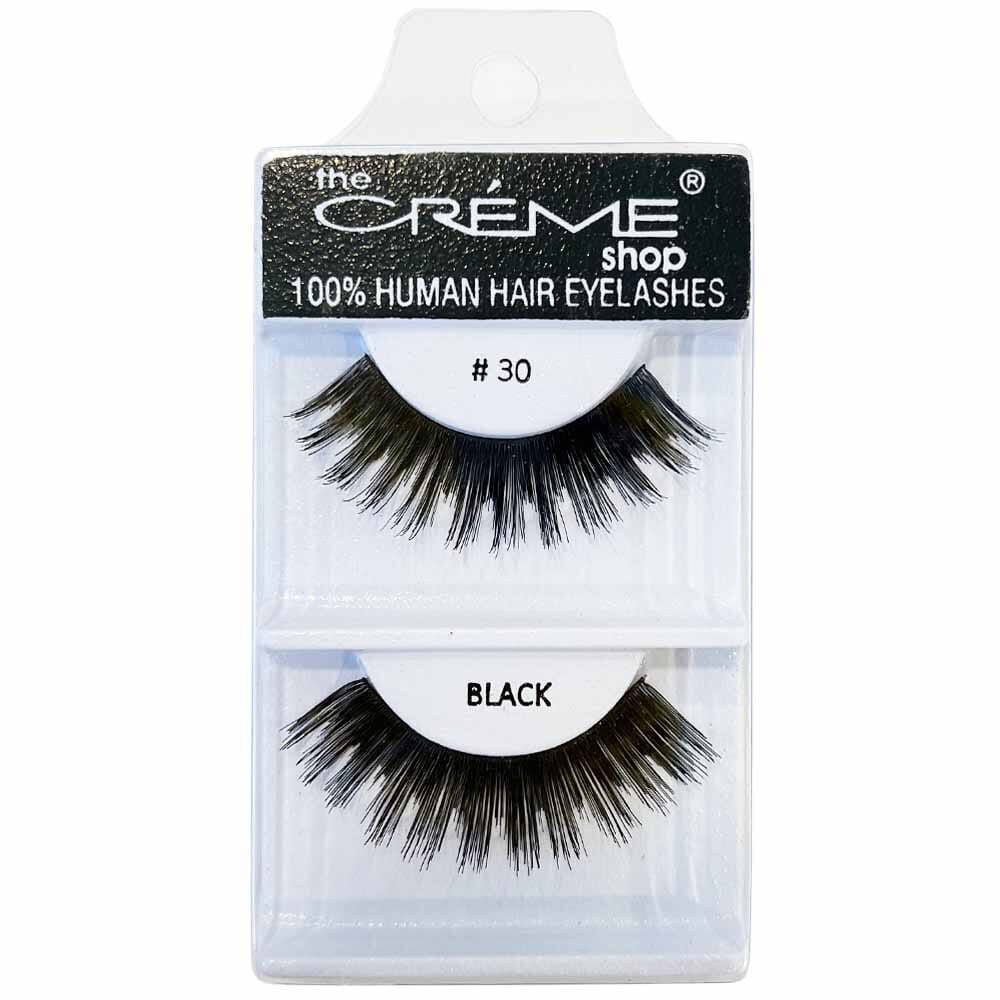 100% Human Hair Eyelashes #30 (12 units)