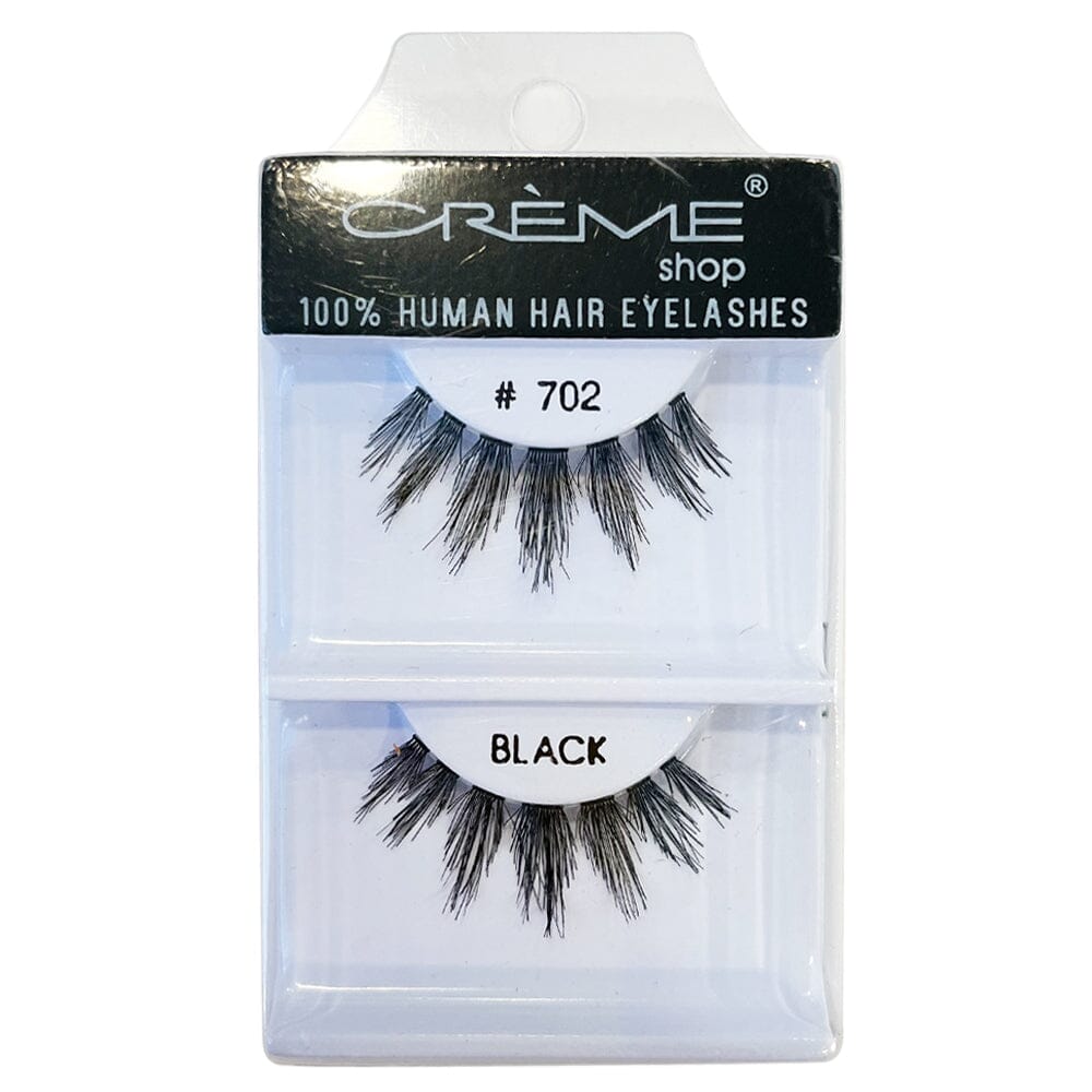 100% Human Hair Eyelashes #702 (12 units)