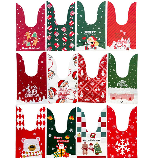 10PCS Christmas Gift Bag Assorted Designs 30122 (12 units)