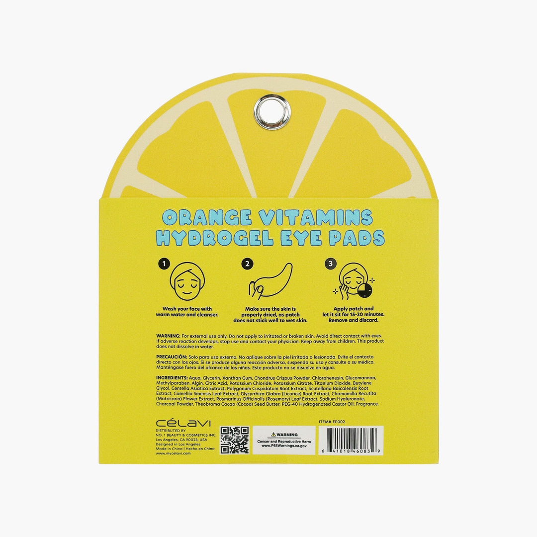 12 PAIRS HYDROGEL EYA PADS - SQUEEZED LEMON (1 unit)