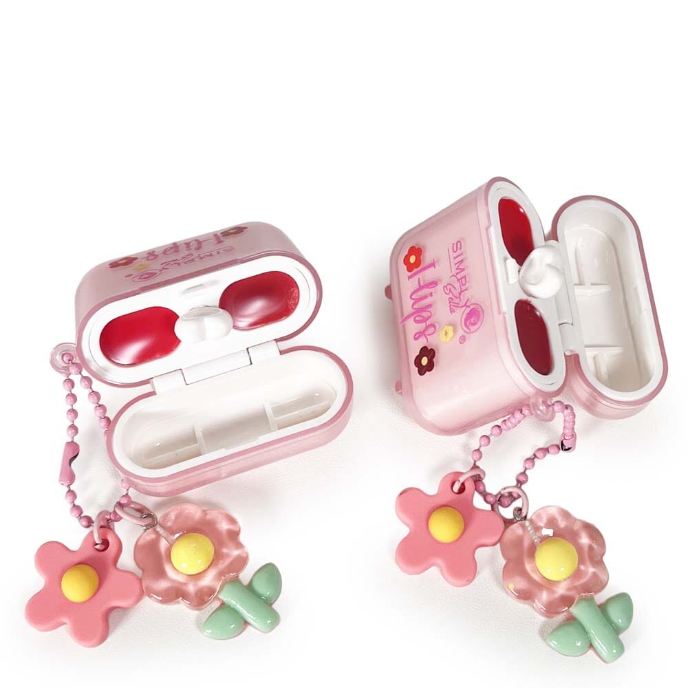 2 Color Lip Balm With Flower Charm (24 units)