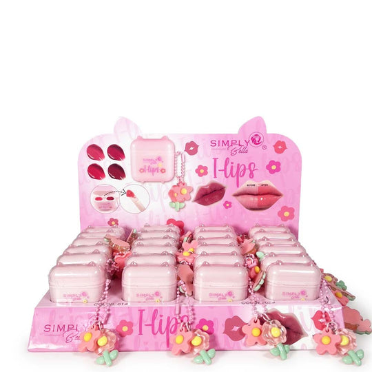 2 Color Lip Balm With Flower Charm (24 units)