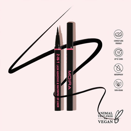 2-in-1 Lash Adhesive & Waterproof Liner (3 units)
