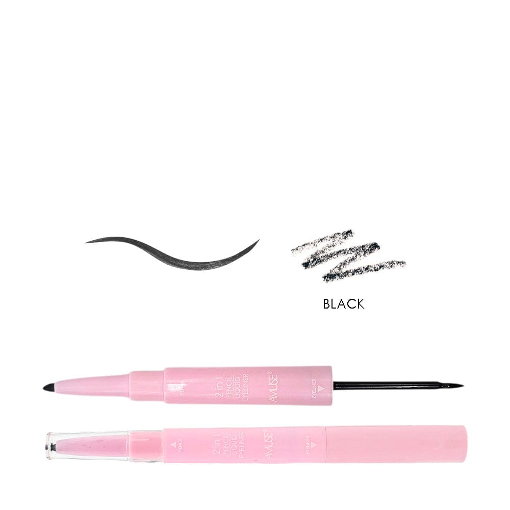 2 in 1 Pencil & liquid Eyeliner (24 units)