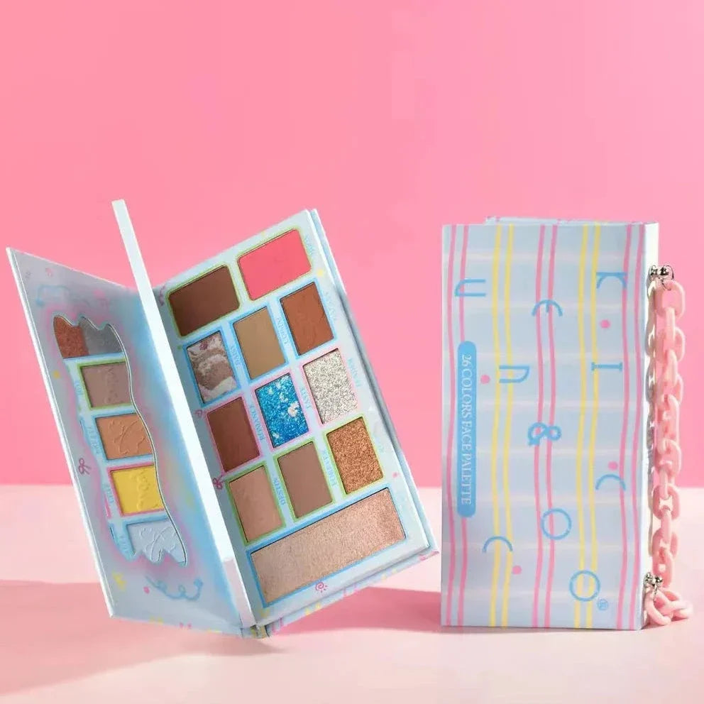 26 Colors Chain Face Palette Blue (6 units)