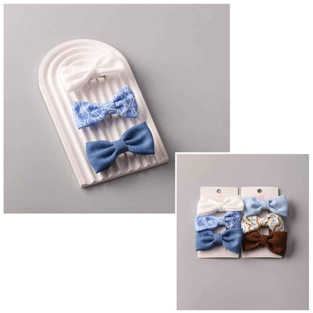 3-Piece Blue Breeze Bow Hair Clip Set 13342 (12 units)
