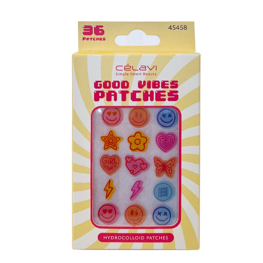 36PCS Good Vibes Hydrocolloid Patches (3 units)