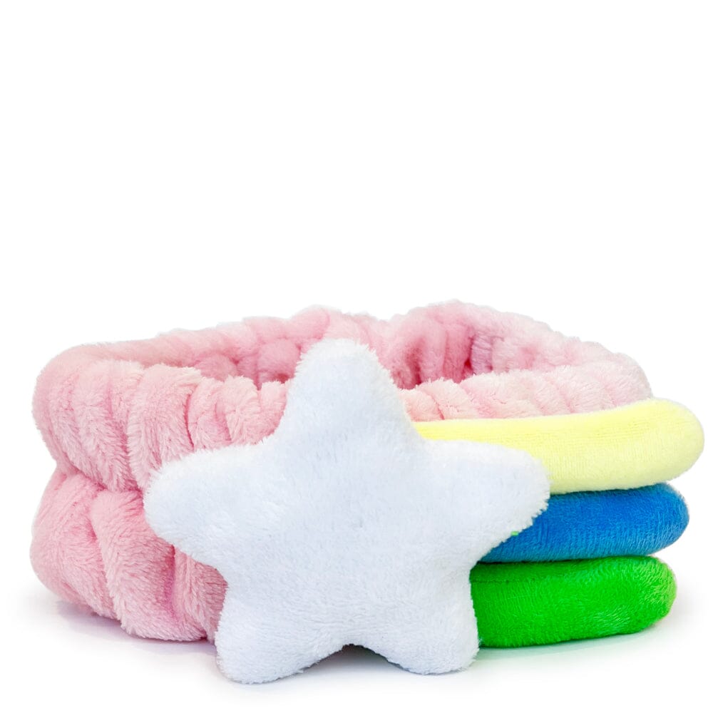 3D Shooting Star Teddy Plush Headband Pink (1 unit)