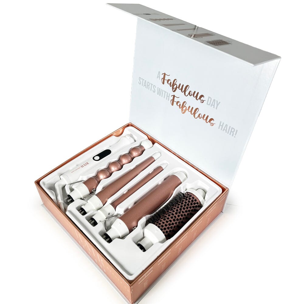 5 in 1 Curling Multitasker Hair Set - Rose Gold (1 unit)