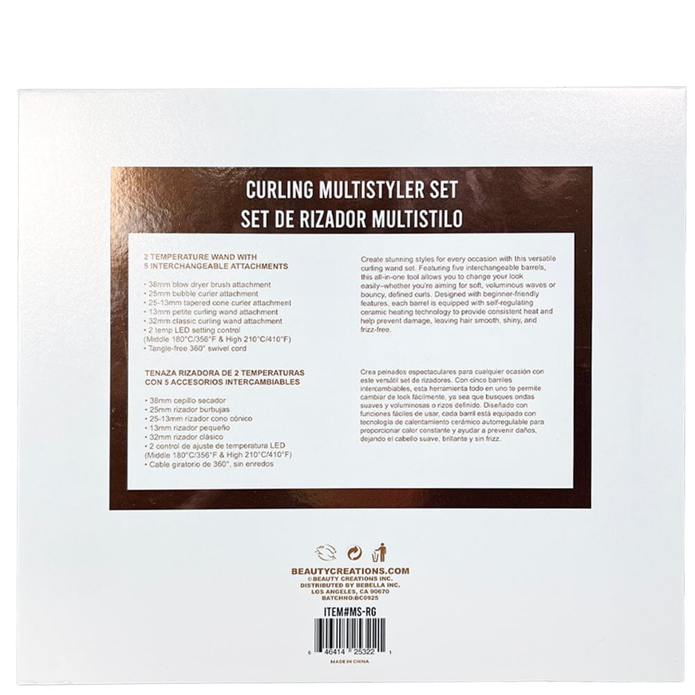 5 in 1 Curling Multitasker Hair Set - Rose Gold (1 unit)