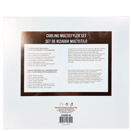 5 in 1 Curling Multitasker Hair Set - Rose Gold (1 unit)