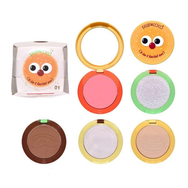 5 in 1 Hamburger Face Palette (6 units)