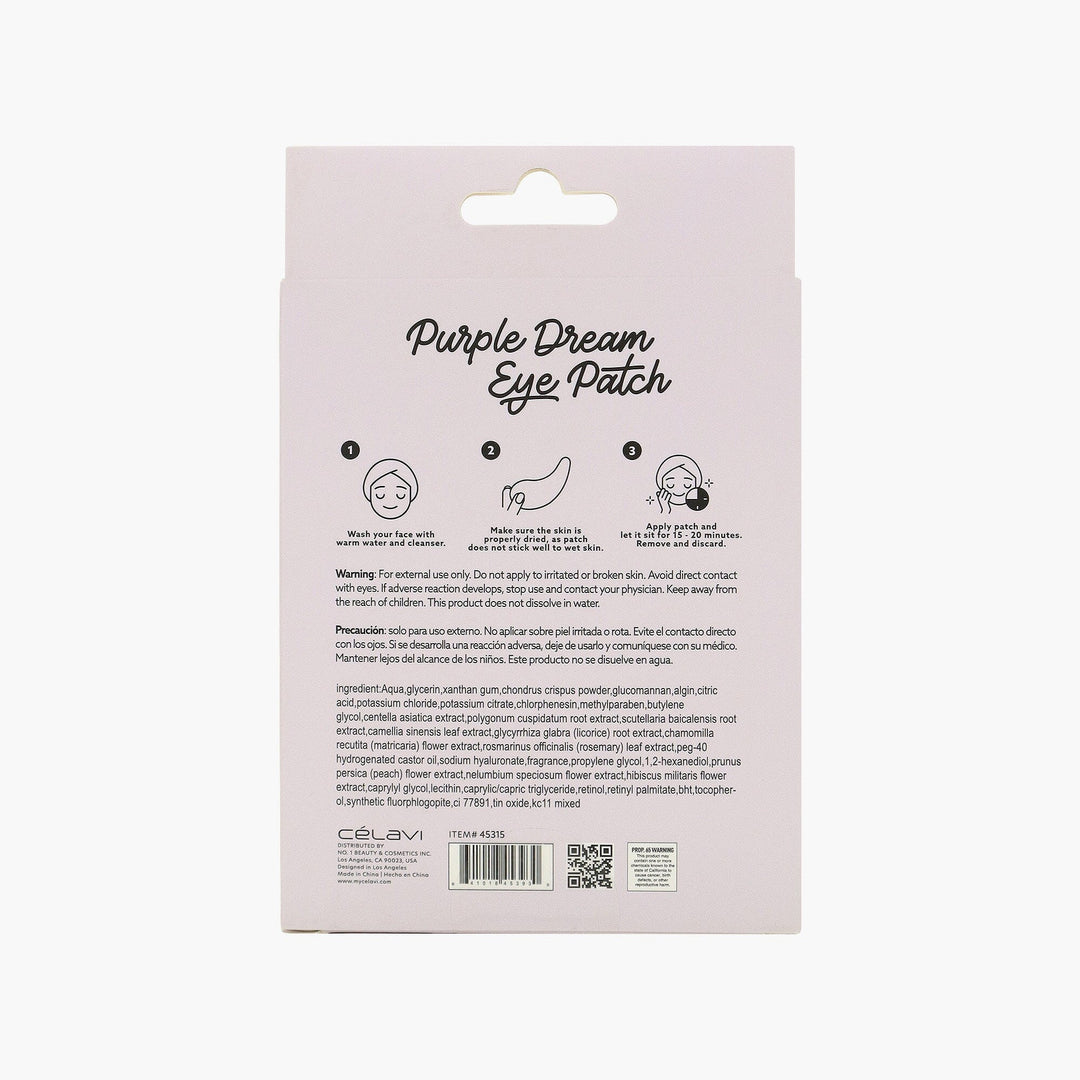5 Pairs Purple Dream Eye Patch (12 units)