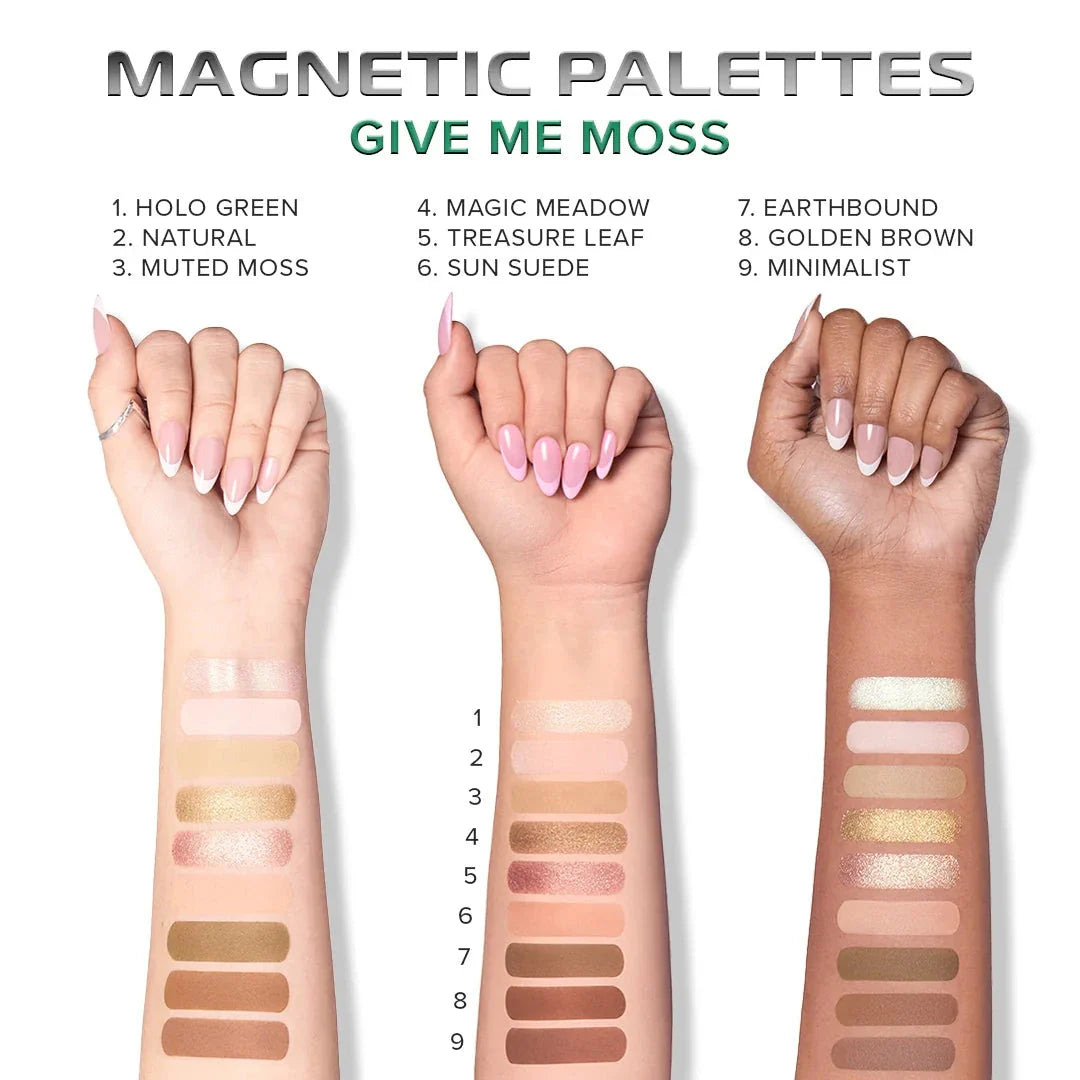 9 Color Magnet Shadow Palette 24PC + Free Testers Display Set (1 unit)