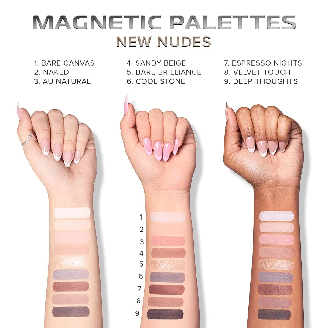 9 Color Magnet Shadow Palette 24PC + Free Testers Display Set (1 unit)