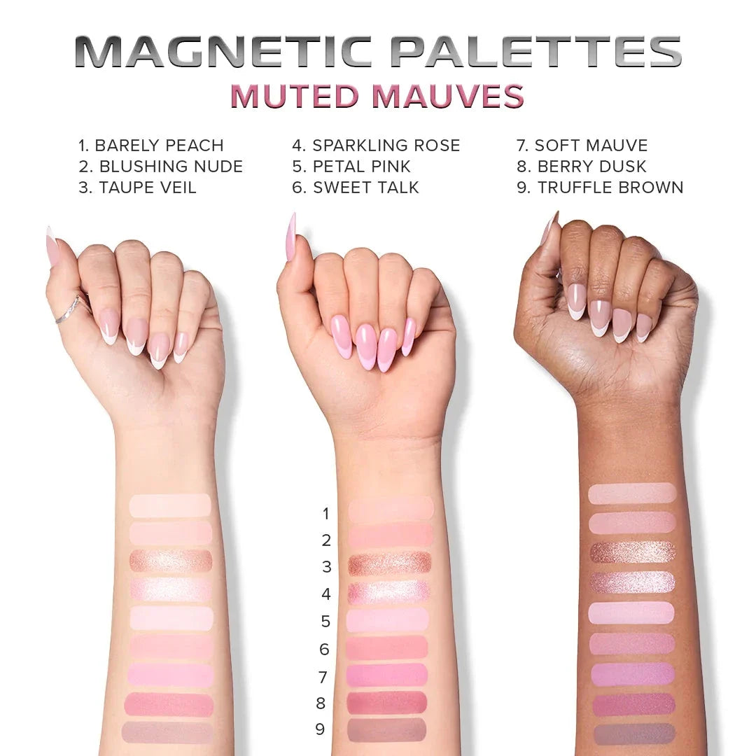 9 Color Magnet Shadow Palette 24PC + Free Testers Display Set (1 unit)