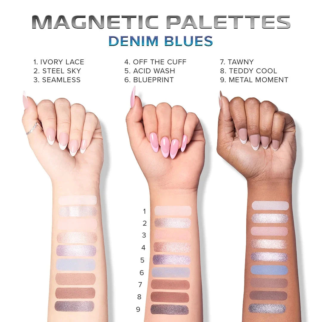 9 Color Magnet Shadow Palette 24PC + Free Testers Display Set (1 unit)