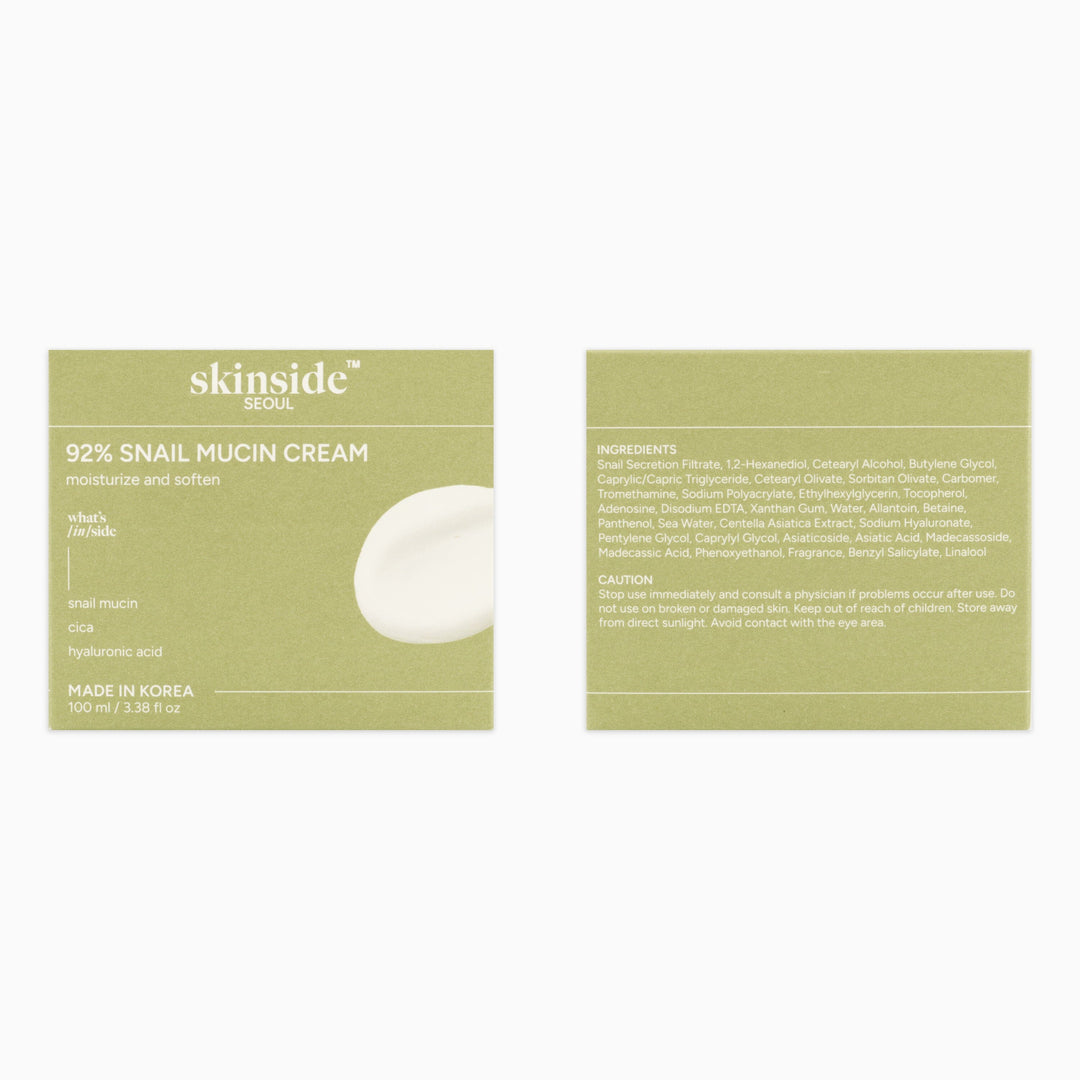 92% Snail Mucin Cream (1 unit)