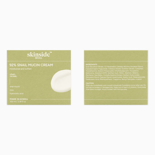 92% Snail Mucin Cream (1 unit)