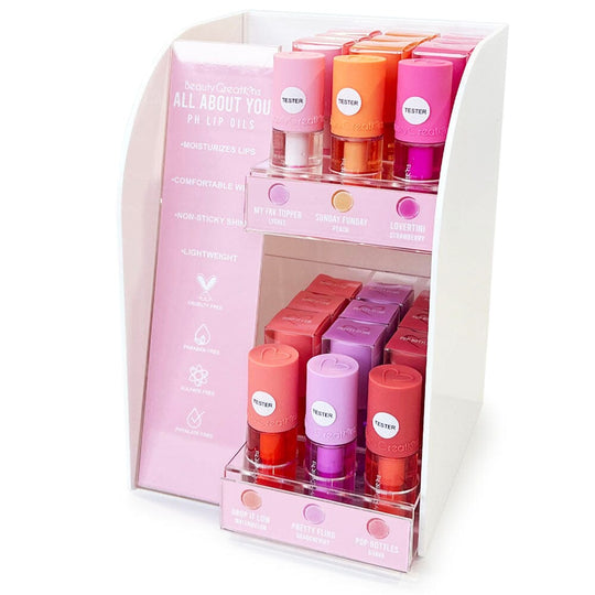 All About You PH Lip Oil 36PC + Free 6PC Tester Display Set (1 unit)