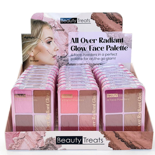 All Over Radiant Glow Face Palette (24 units)