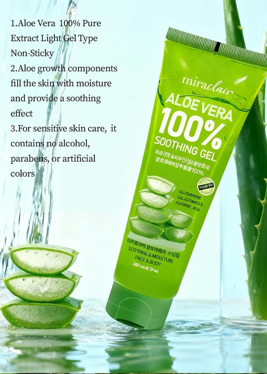 Aloe Vera 100% Soothing Gel 260ml (1 unit)