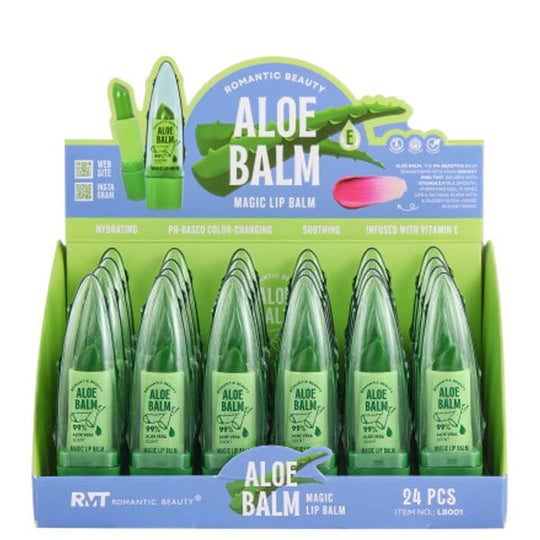 Aloe Balm Magic Lip Balm – Color Changing Lip Care (24 units)