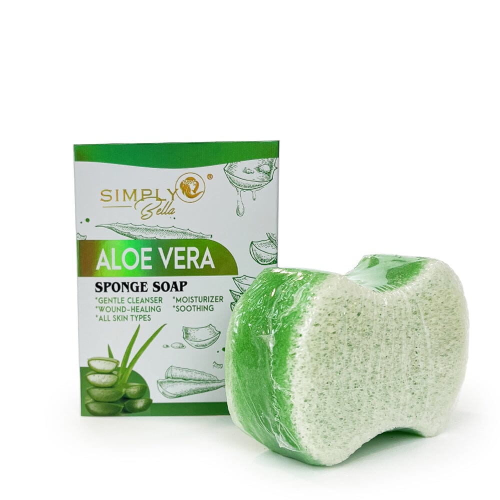 Aloe Vera Sponge Soap (12 units)