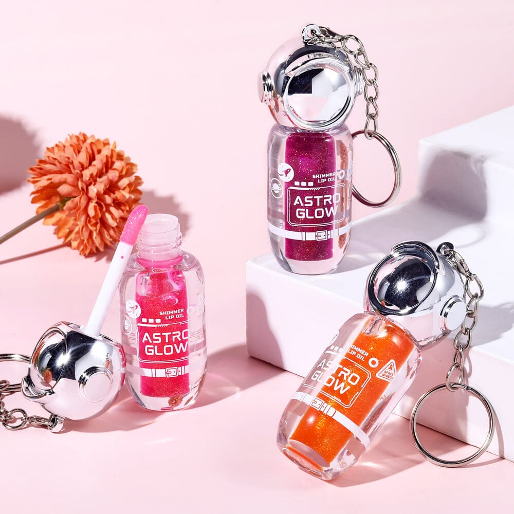 Astro Glow Shimmer Lip Oil Keychain (12 units)