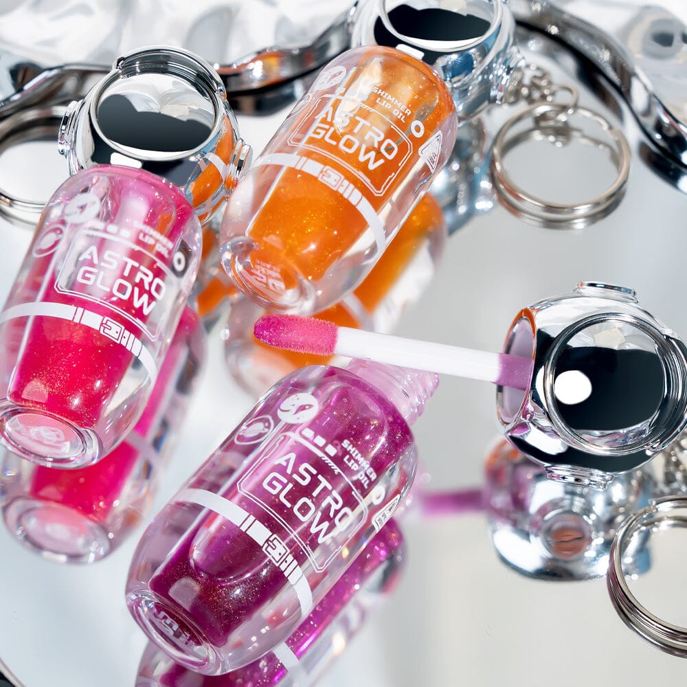 Astro Glow Shimmer Lip Oil Keychain (12 units)