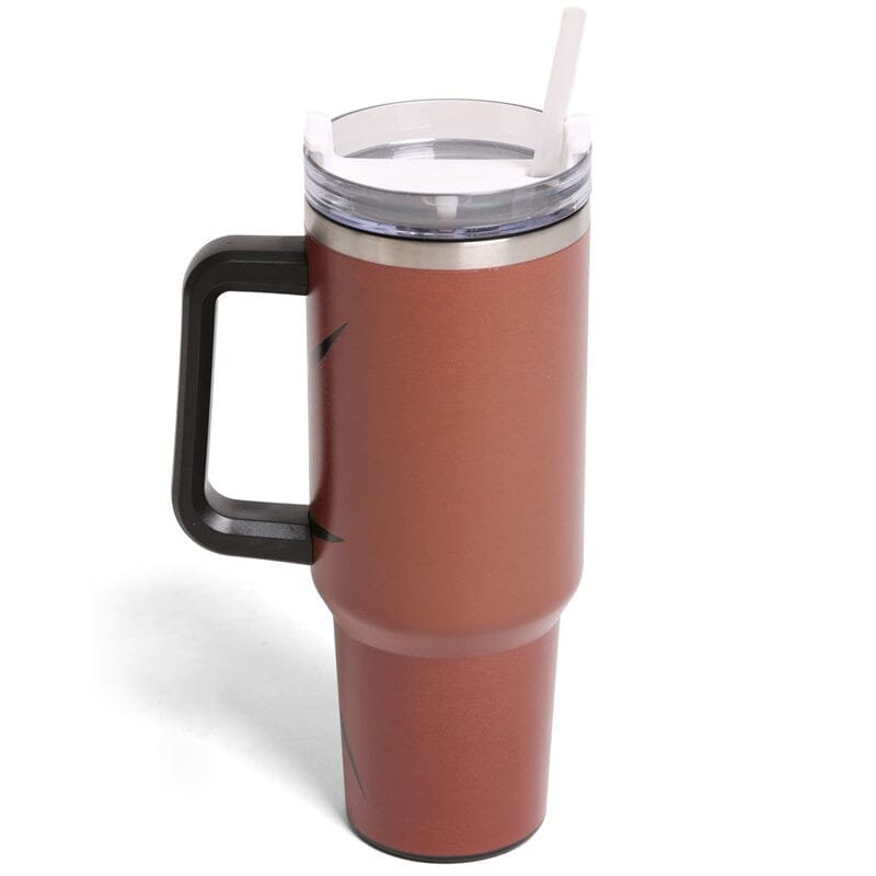 Basketball Tumbler W/Handle 40oz DoubleWall 806 Basketball (1 unit)