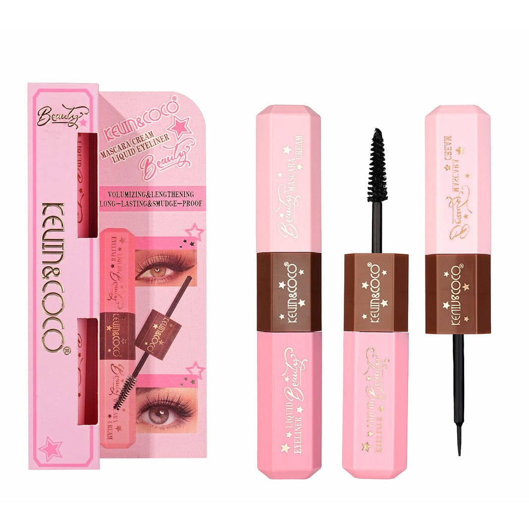 Beauty Black Mascara & Liquid Eyeliner 2-in-1 Set (24 units)
