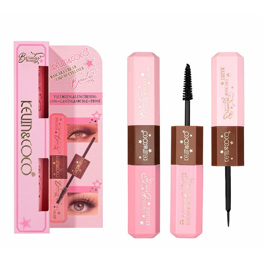 Beauty Black Mascara & Liquid Eyeliner 2-in-1 Set (24 units)