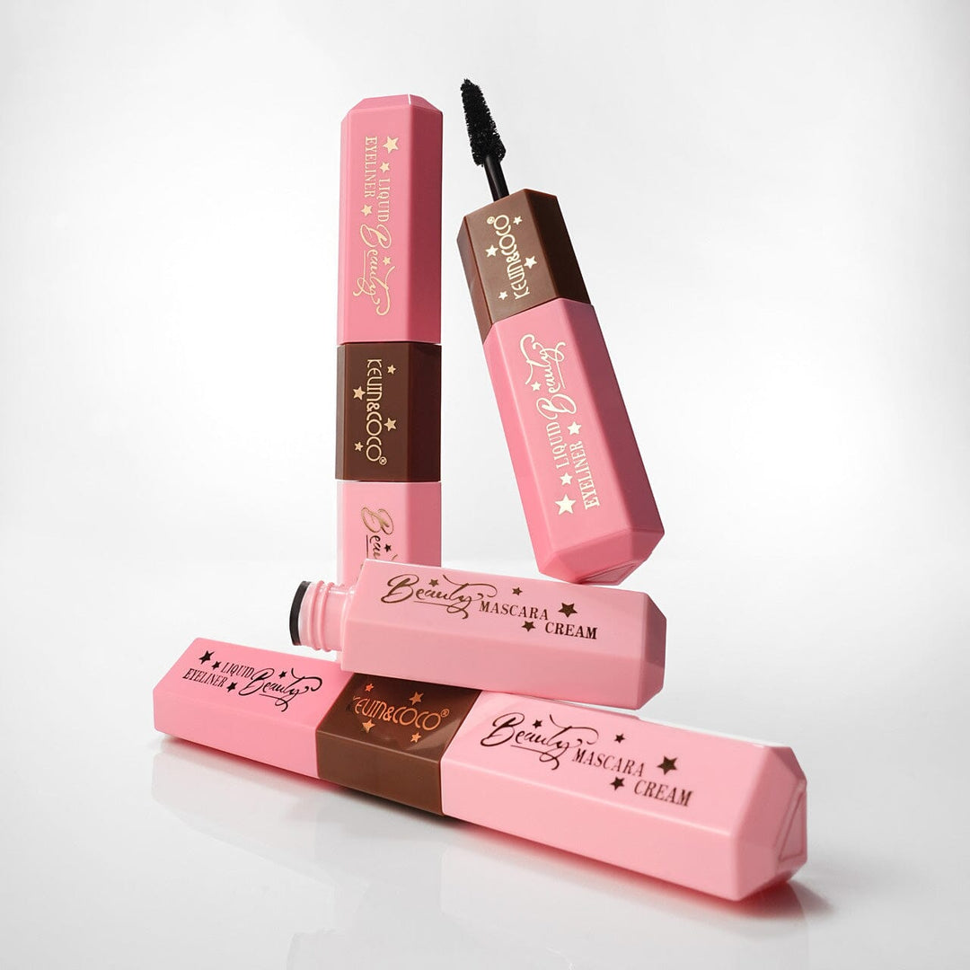 Beauty Black Mascara & Liquid Eyeliner 2-in-1 Set (24 units)