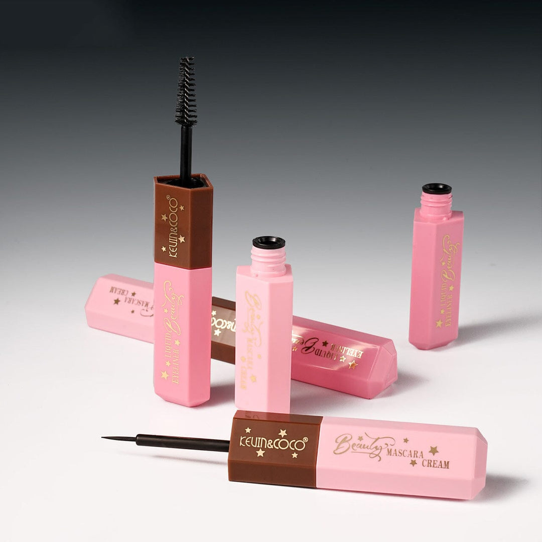 Beauty Black Mascara & Liquid Eyeliner 2-in-1 Set (24 units)