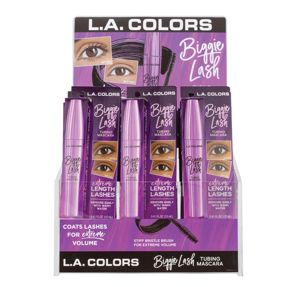 Biggie Lash Tubing Mascara with Acrylic Display (18 units)