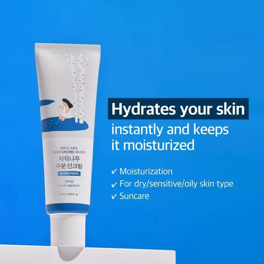 Birch Juice Moisturizing UV Lock Sunscreen with No White Cast 50ml (1 unit)