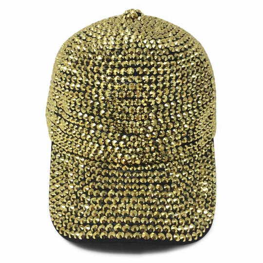 Black Baseball Cap with Stone Gold (1 unit)
