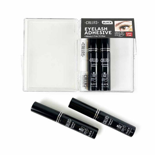 Black Eyelash Adhesive Glue 4PC Set (1 unit)