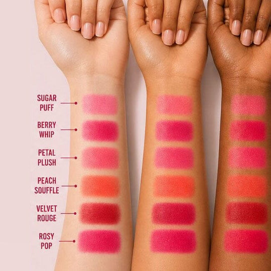Blush Soufflé Mousse Blush 6 Shades & Free Testers (1 unit)