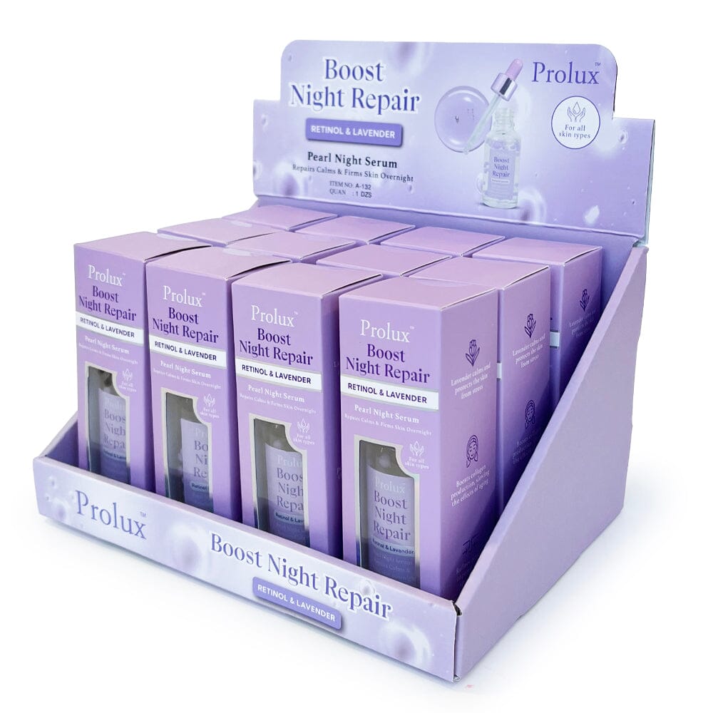 Boost Night Repair Retinol & Lavender Pearl Night Serum (12 units)