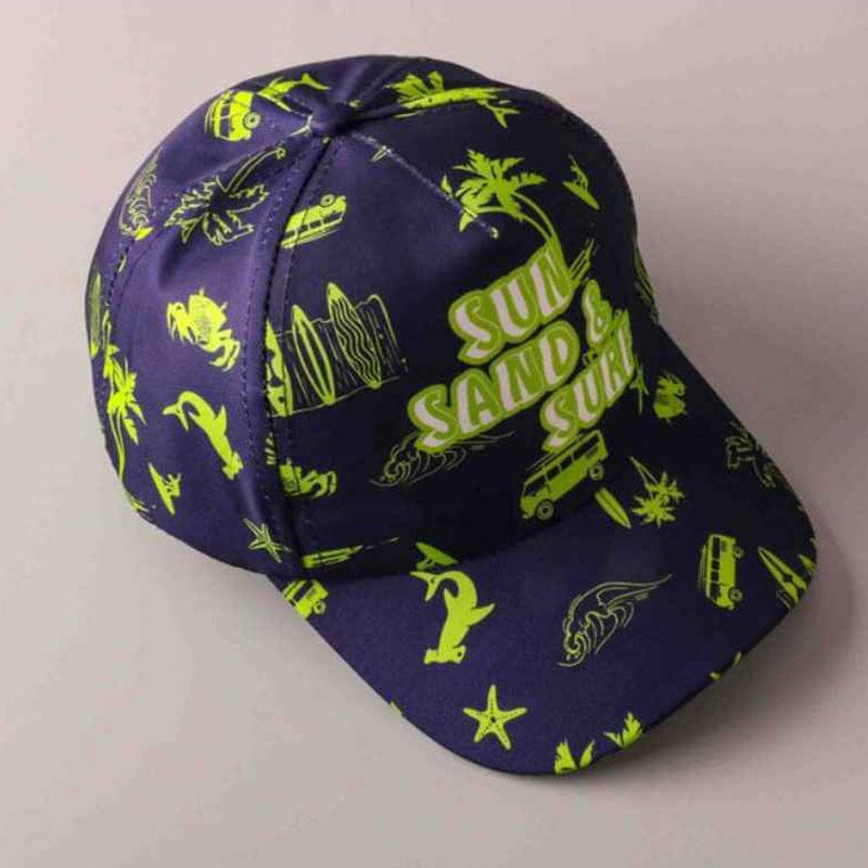 Boy's Printed Baseball Cap (6 units)