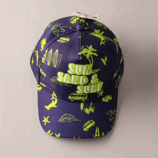 Boy's Printed Baseball Cap (6 units)