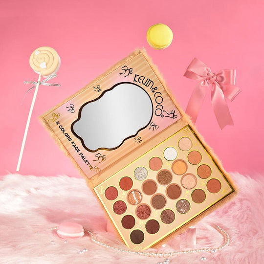 Brown Fuzzy Face Makeup Palette (1 unit)