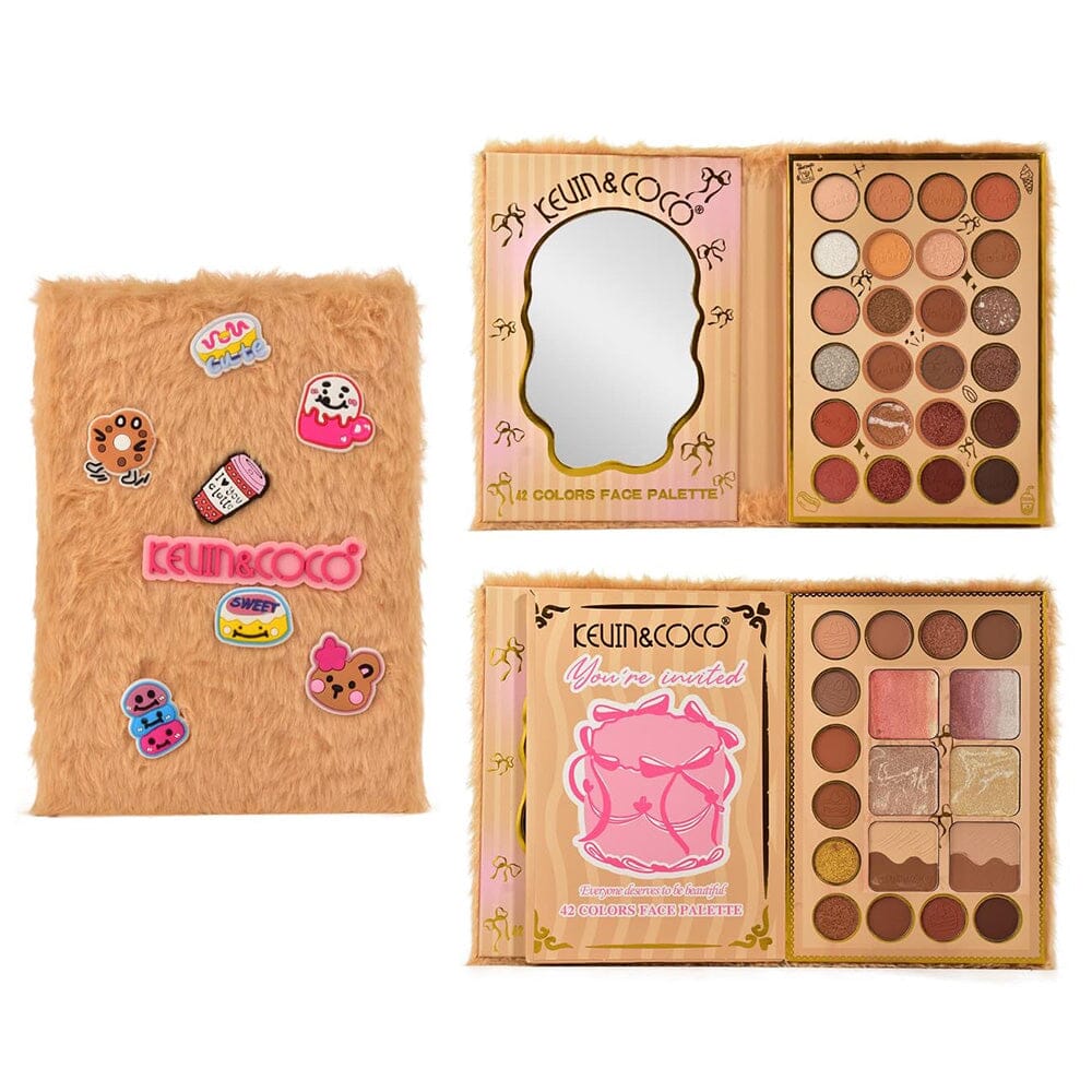 Brown Fuzzy Face Makeup Palette (1 unit)
