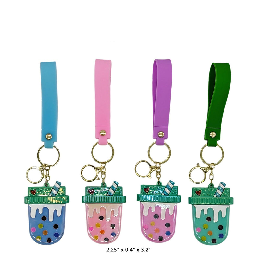 Bubble Tea Charm Keychain (12 units)