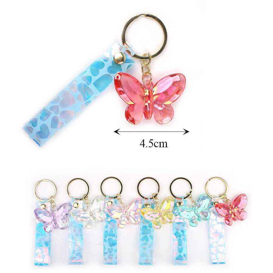 Butterfly Charm Keychain 0753 (12 units)