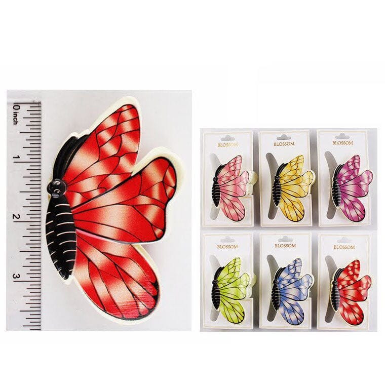Butterfly Hair Claw Clip 1406 (12 units)