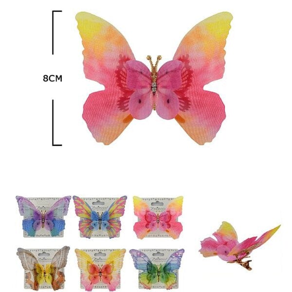 Butterfly Hair Pin 10845M (12 units)